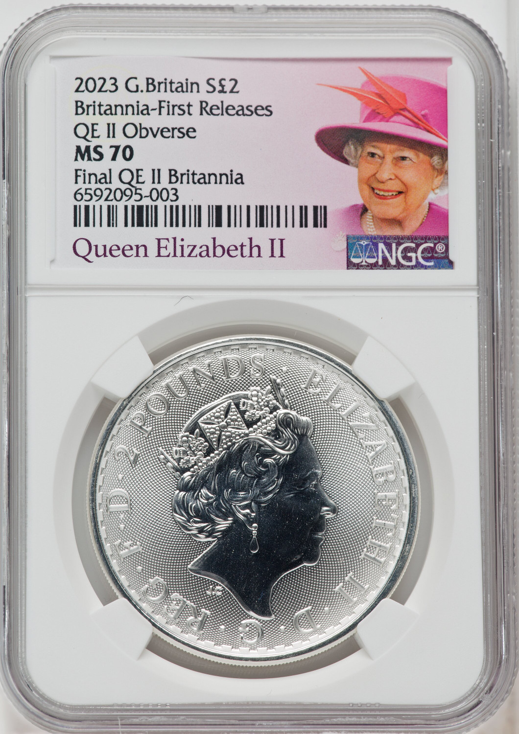 2023 Silver Britannia 1 oz G.Britain 2P Final Effigy Queen