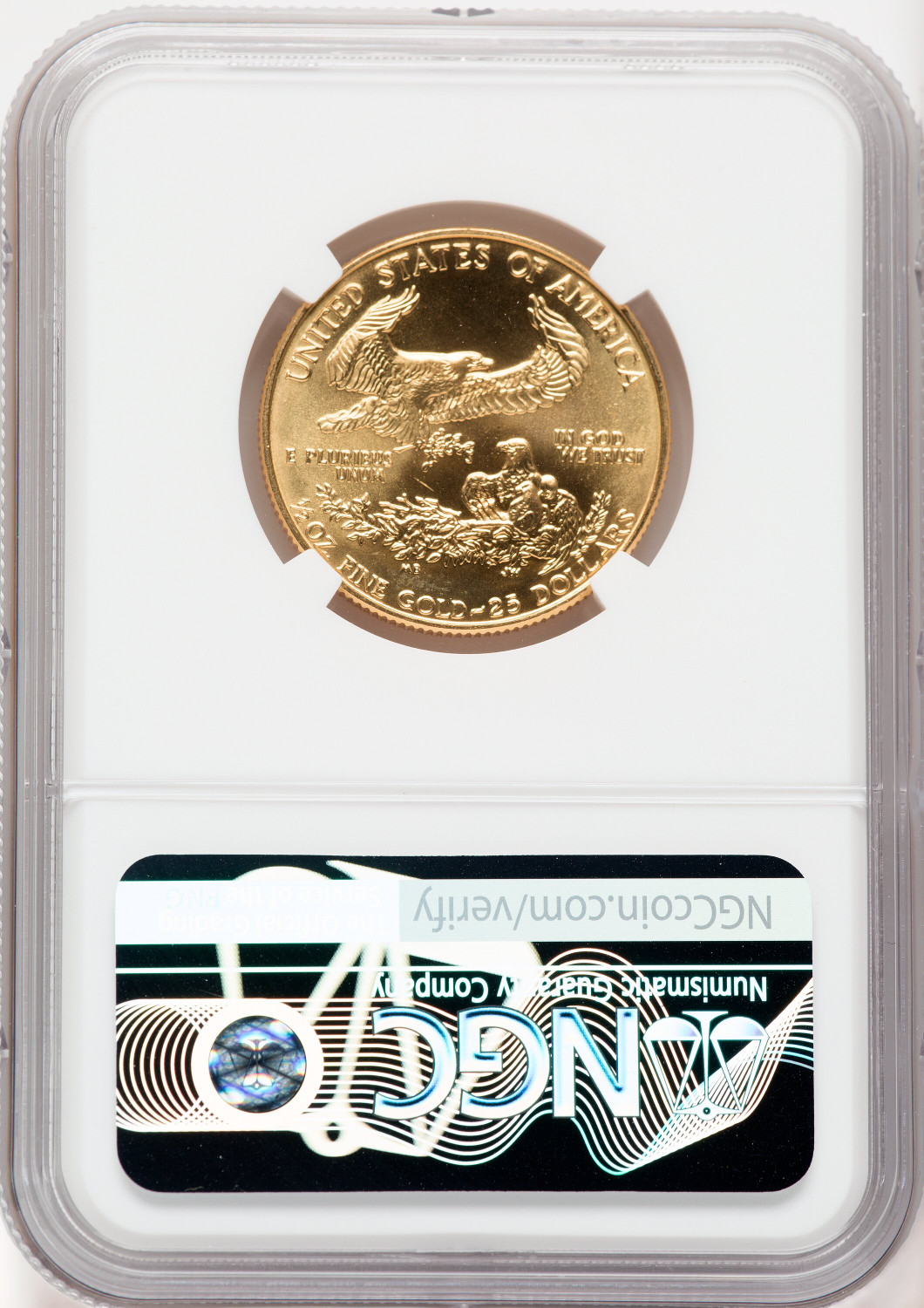 1990 $25 American Gold Eagle NGC MS69 Ron Harrigal Signed | LCR Coin