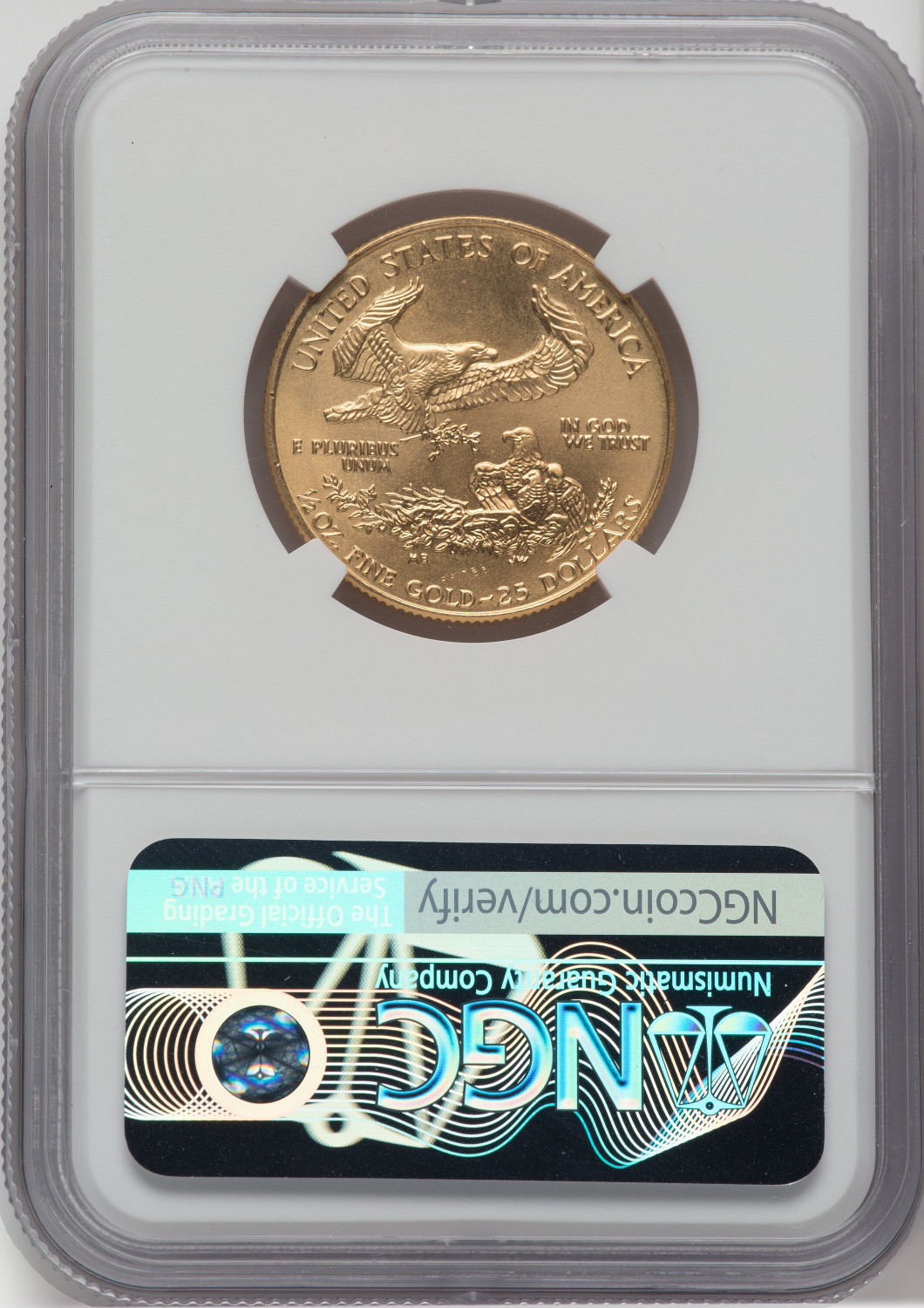 1996 G$25 Half-Ounce Gold Eagle NGC MS69 - LCR Coin