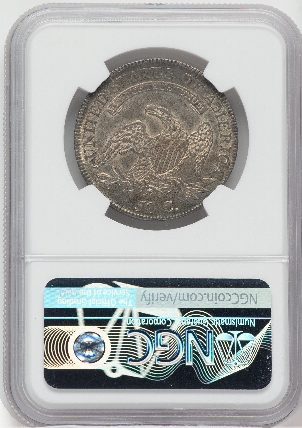 1809 50C XXX EDGE Bust Half Dollar NGC MS61 - LCR Coin