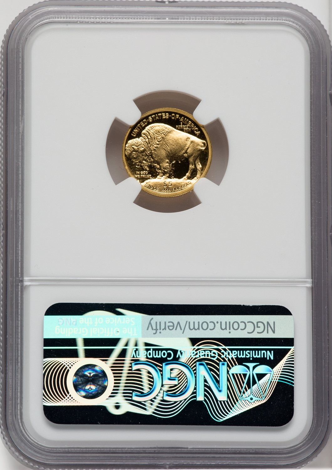 2008-W $5 Tenth-Ounce Gold Buffalo .9999 Fine Gold NGC PF70 Uram