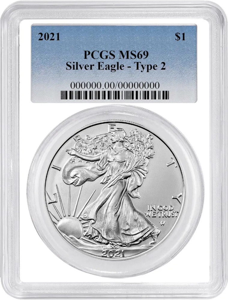 1986-2025 American Silver Eagle 41-pc Set PCGS MS69 | LCR Coin