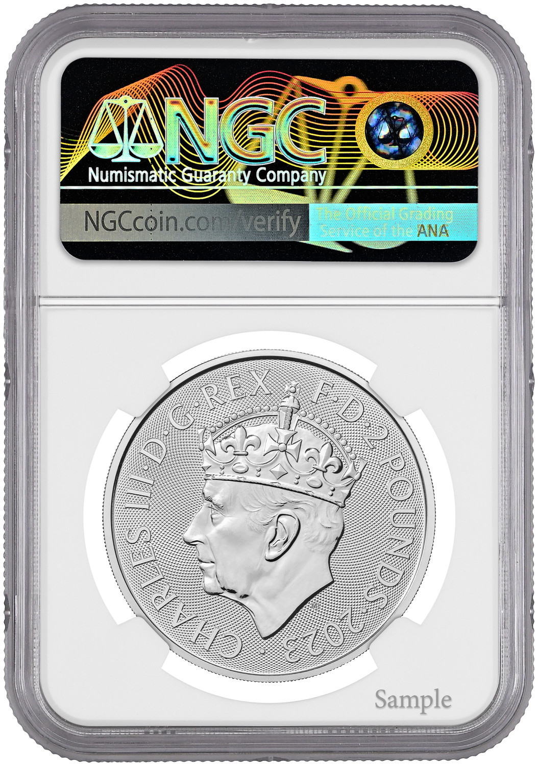 2023 KC III Cypher Coronation Silver Coin First Releases NGC MS70