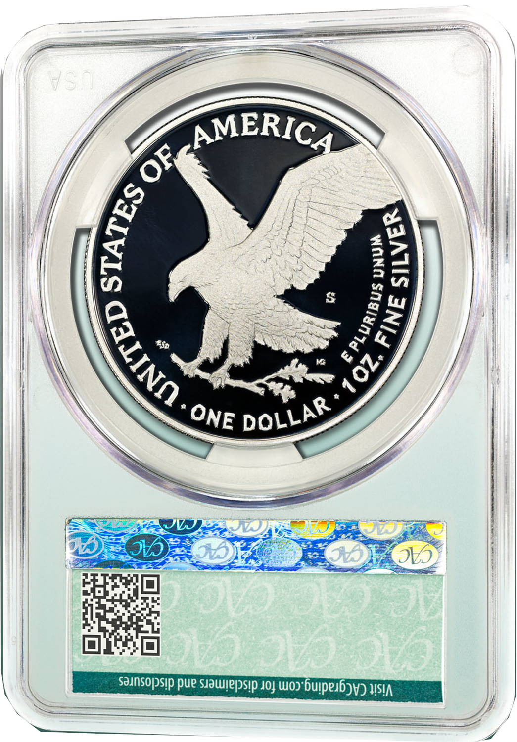 2023-S Silver Eagle Advanced Delivery CAC PR70DCAM | LCR Coin