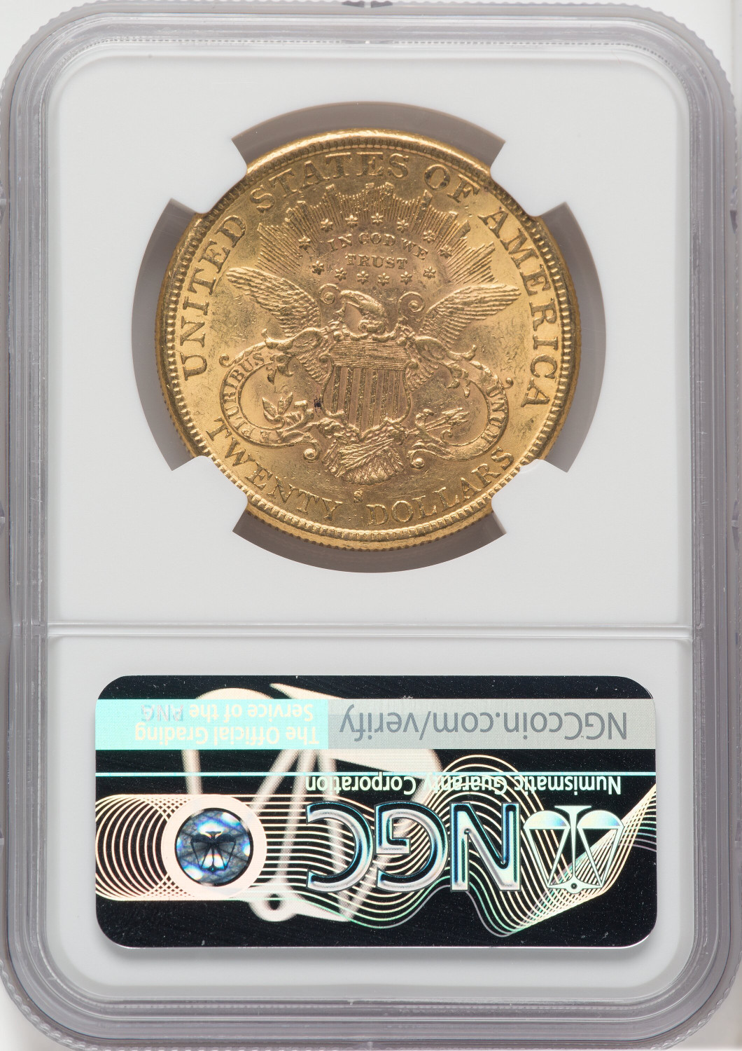 フランス 1876A 20 フラン ゴールド NGC AU58 SKU# 38681888-S $20