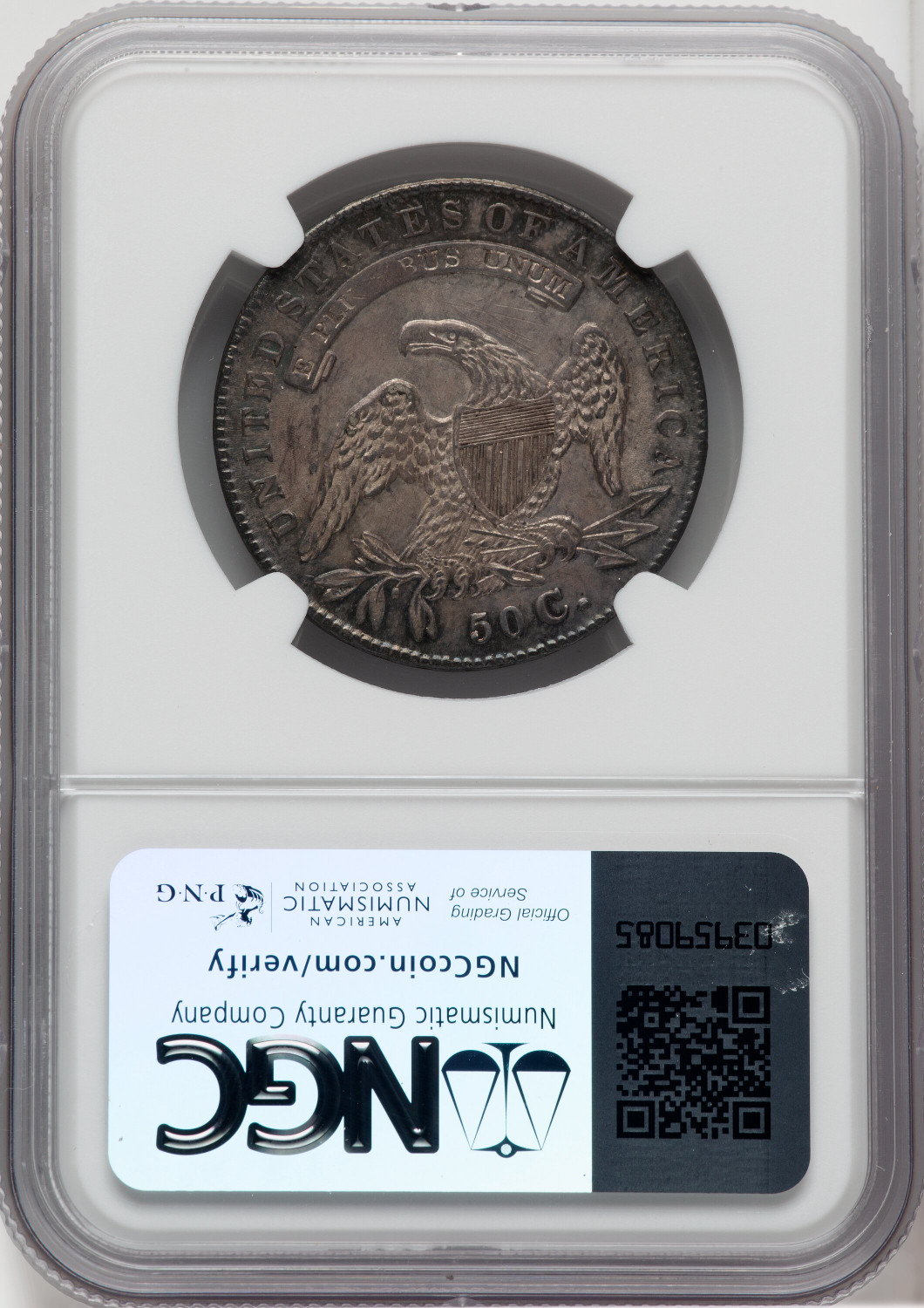 1835 50C Bust Half Dollar Details NGC AU50 - LCR Coin