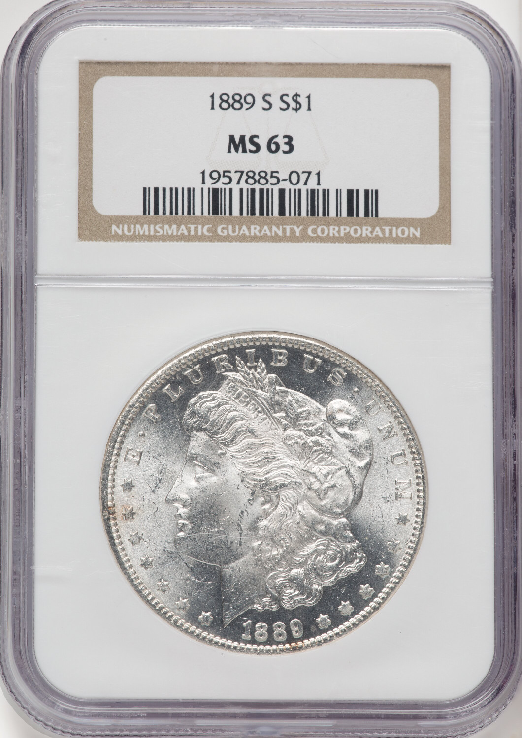 1889-S Morgan Dollar NGC MS63 - LCR Coin