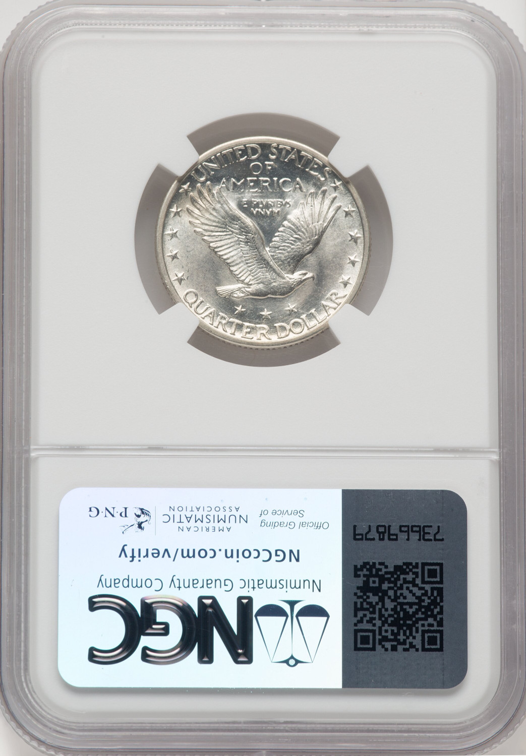 1918/7-S 25C Standing Liberty Quarter NGC MS64+ - LCR Coin