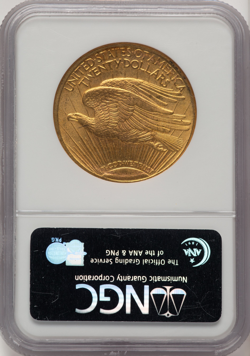 1914-S $20 Saint-Gaudens Double Eagle NGC MS63 (772938194). Second Image
