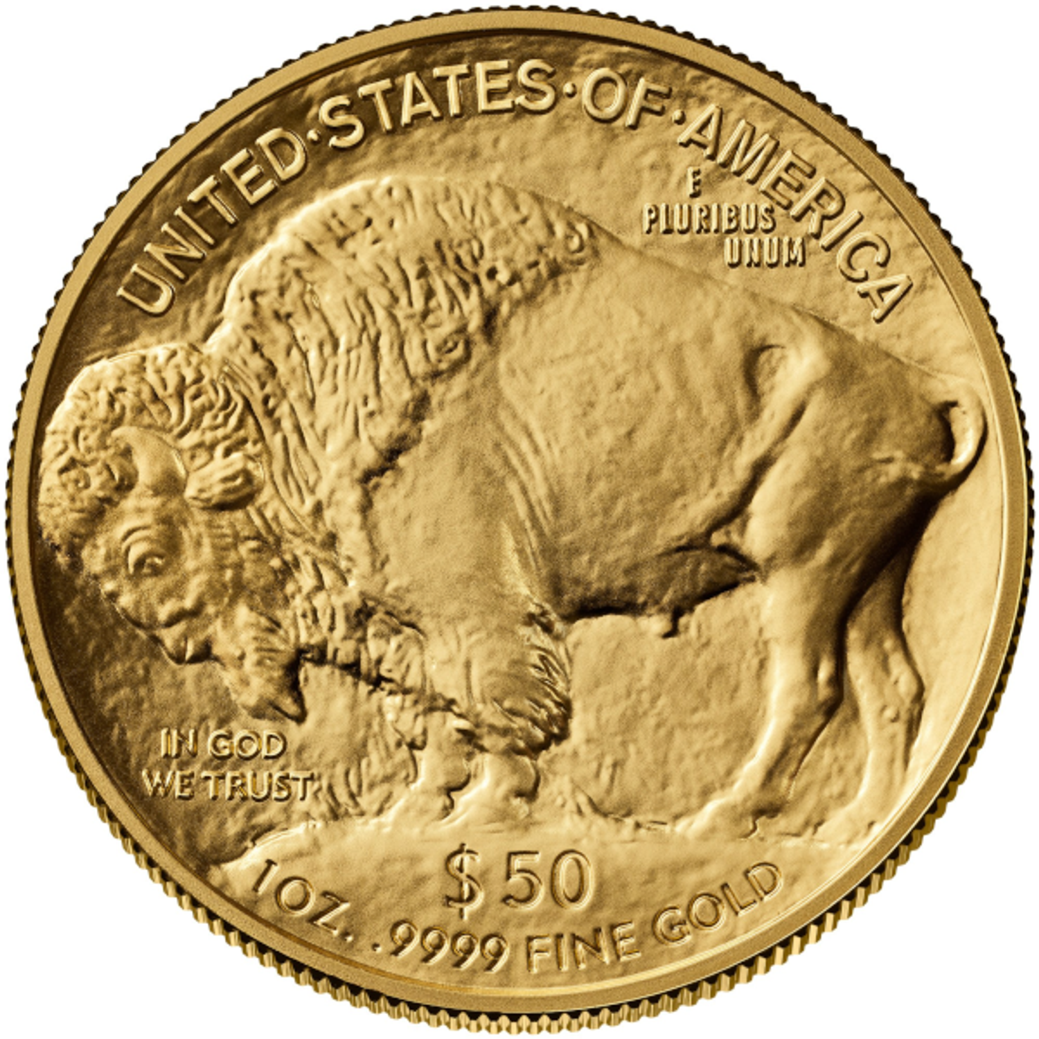 2025 1 oz American Gold Buffalo Coin BU. Second image.