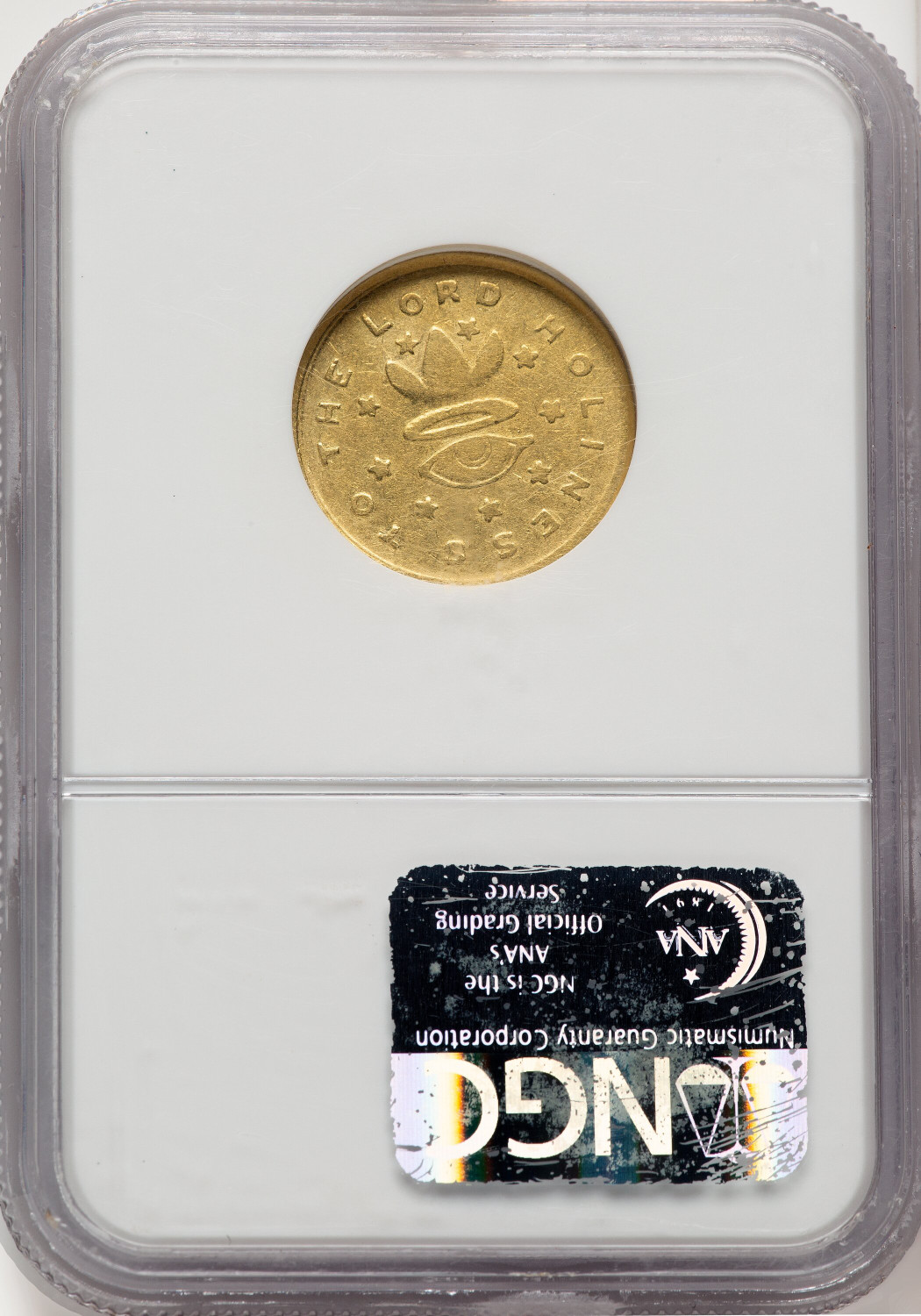 1850 Mormon Five Dollar Territorial Gold NGC AU55 - LCR Coin