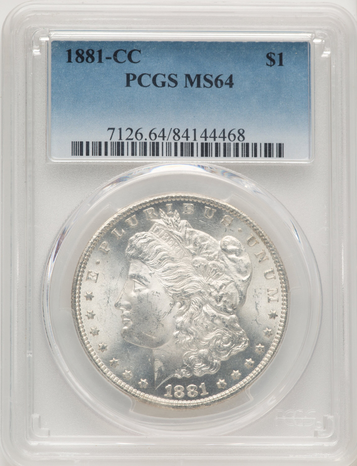1881-CC Morgan Dollar PCGS MS64 (775821076)