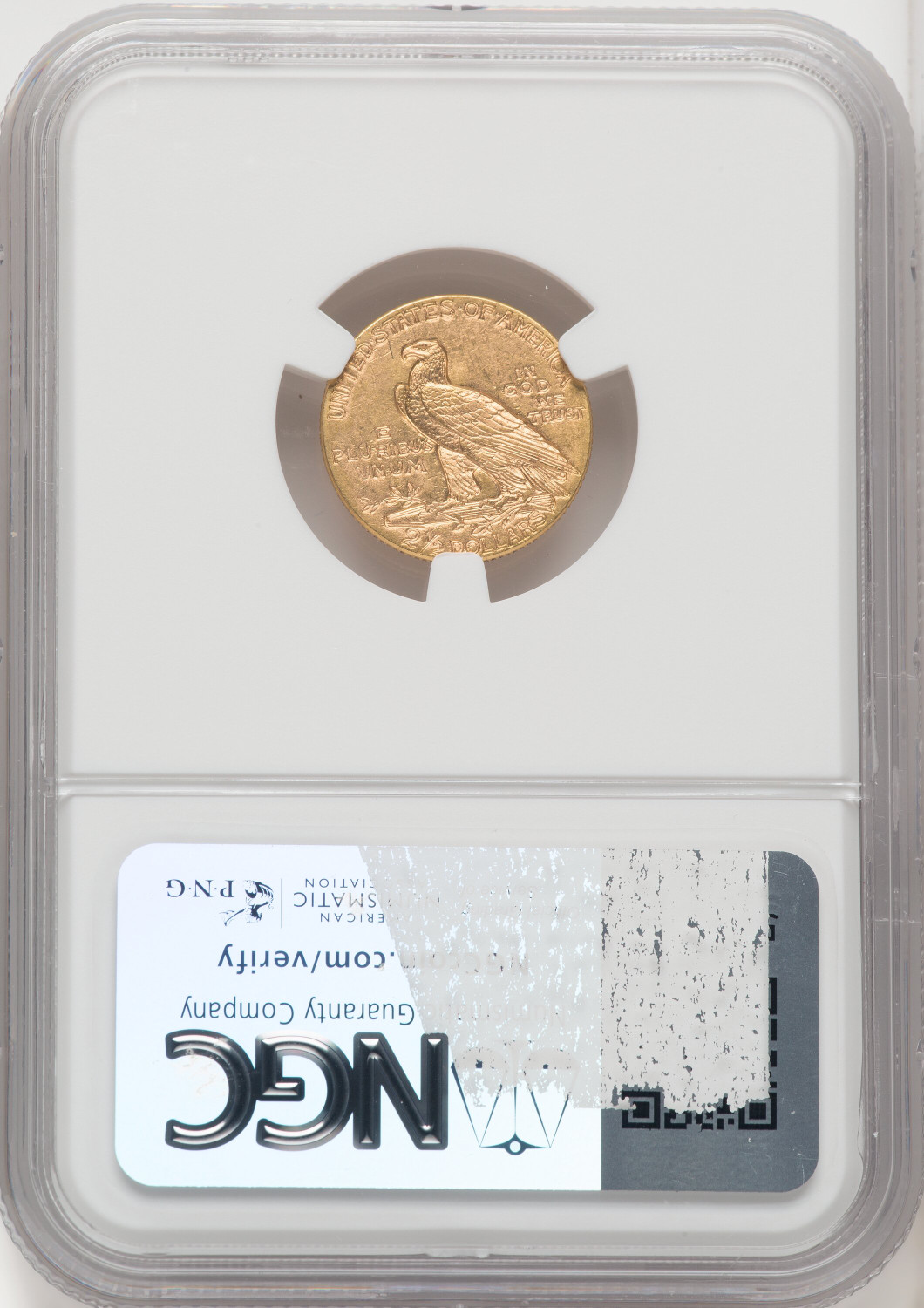 1915 $2.50 Indian Quarter Eagle NGC MS63 (767242005). Second Image
