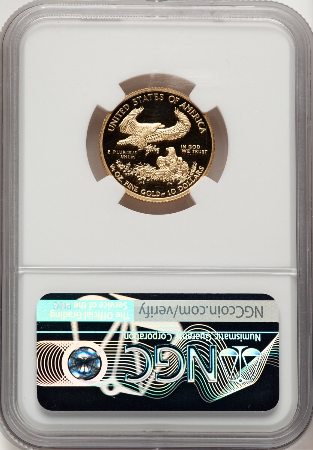2019-W $10 Quarter-Ounce Gold Eagle NGC PF70 Ed Moy - LCR Coin