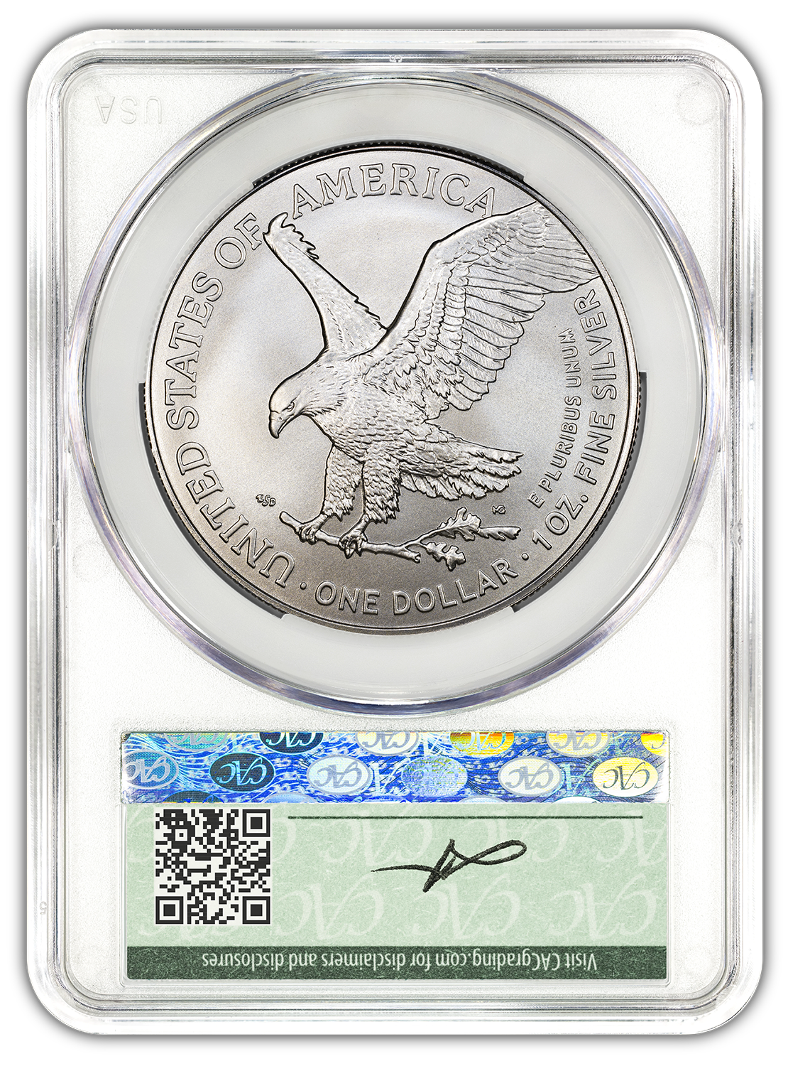2025 (P) Silver Eagle First Eagle Privy FDD CAC MS70 | LCR Coin