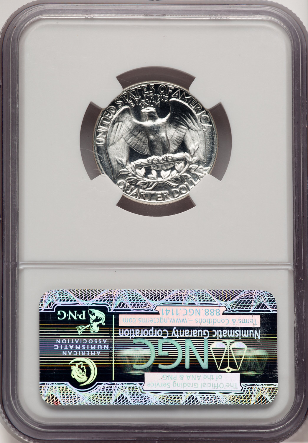 1951 25C CA Proof Washington Quarter NGC PR68 (778060002). Second Image