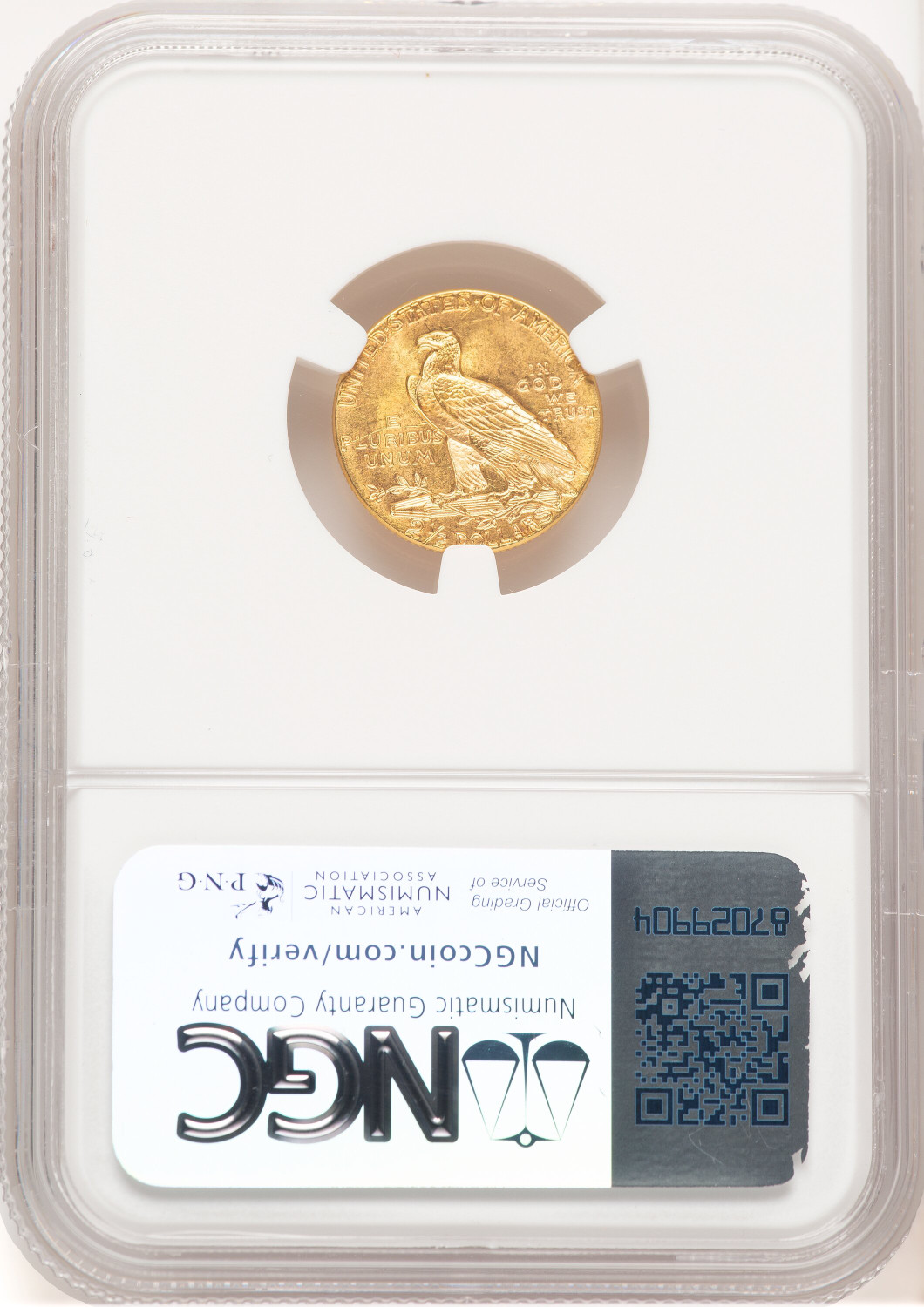 1927 $2.50 Indian Quarter Eagle NGC MS65 (778531013). Second Image