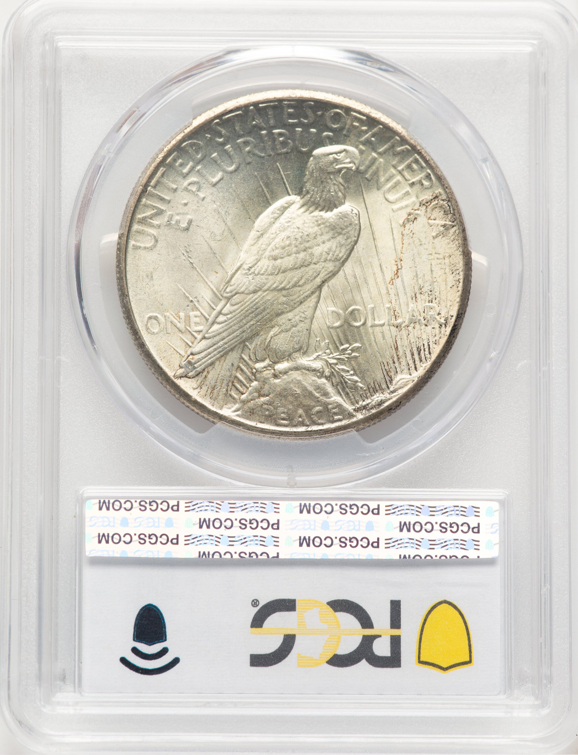 1927 Peace Dollar PCGS MS65. Second Image