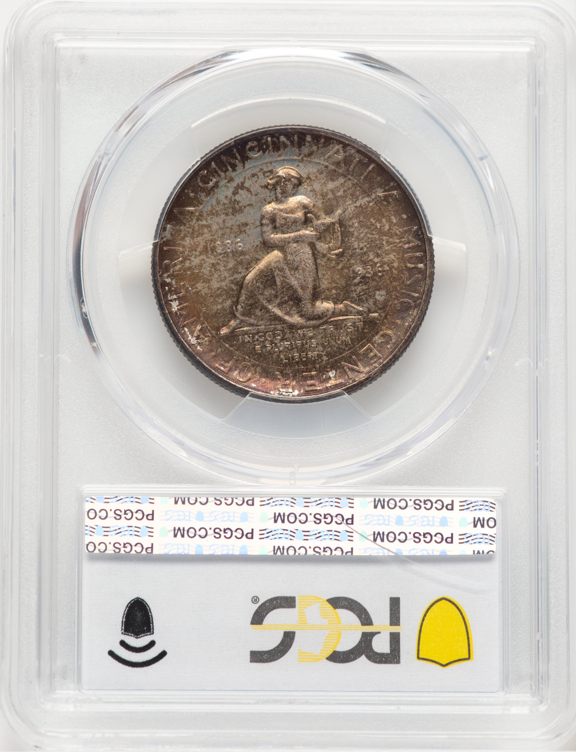 1936 50C Cincinnati CAC Commemorative Silver PCGS MS66. Second Image