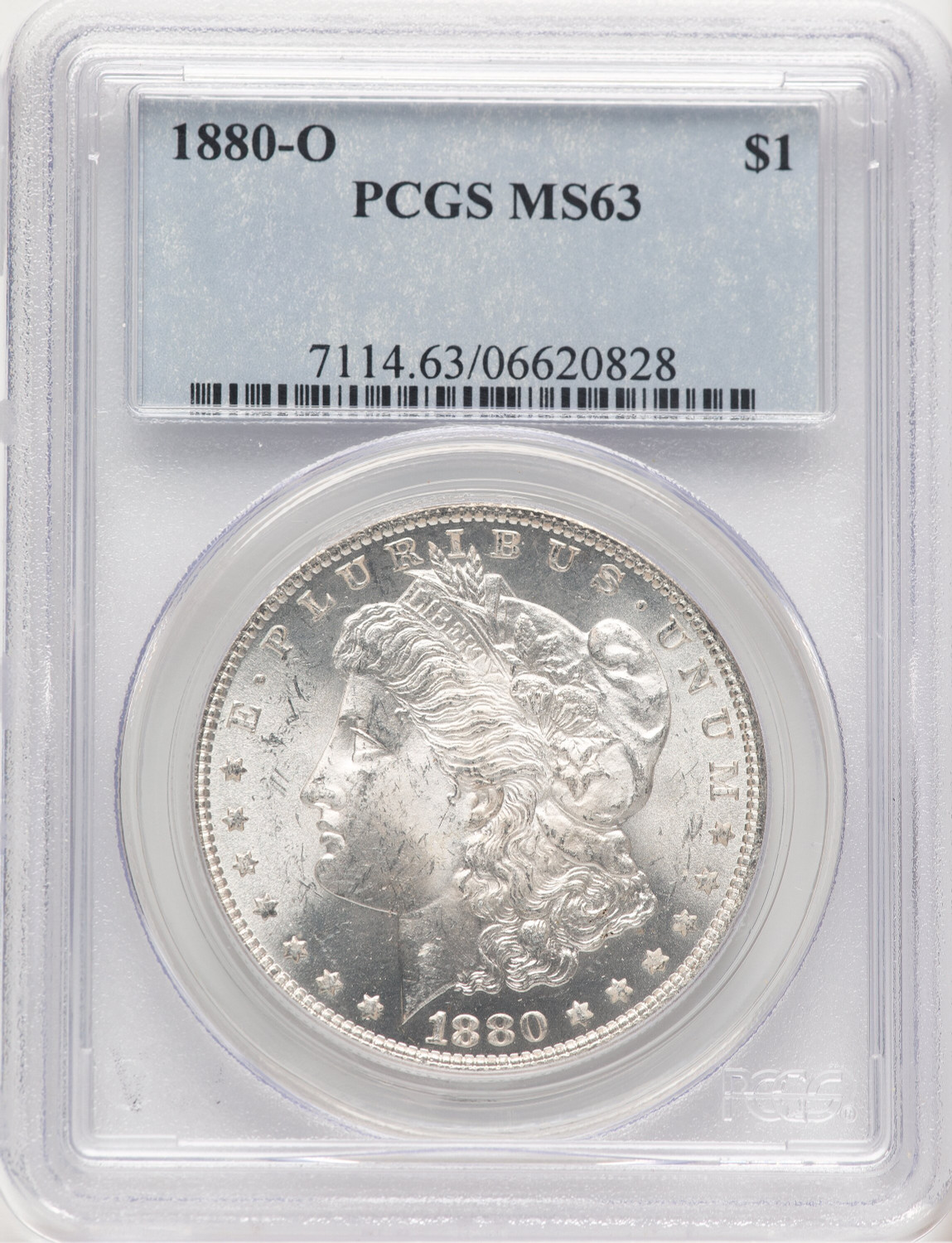 1880-O Morgan Dollar PCGS MS63 (779071008)