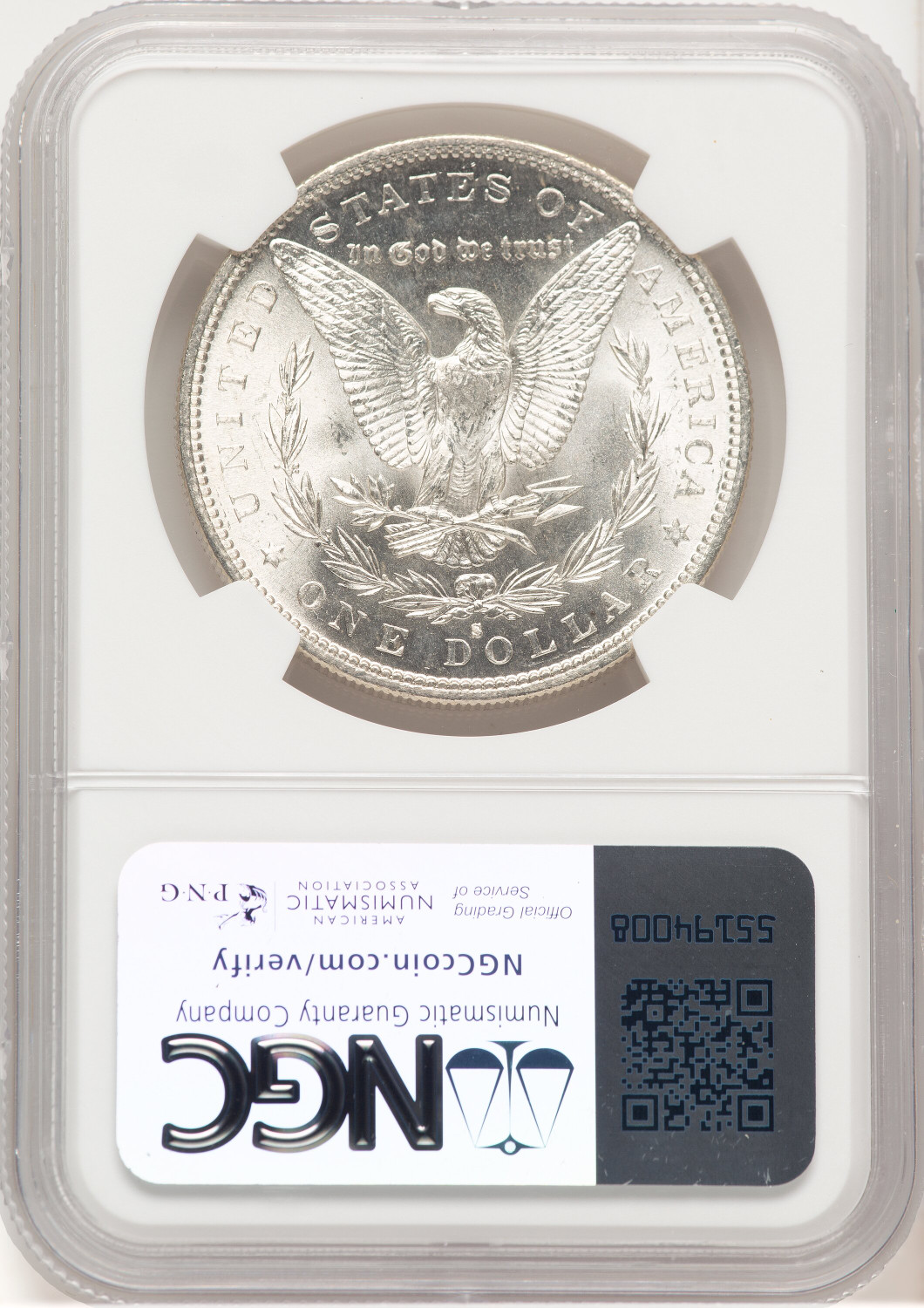 1882-S Morgan Dollar NGC MS68 (507435014). Second image.