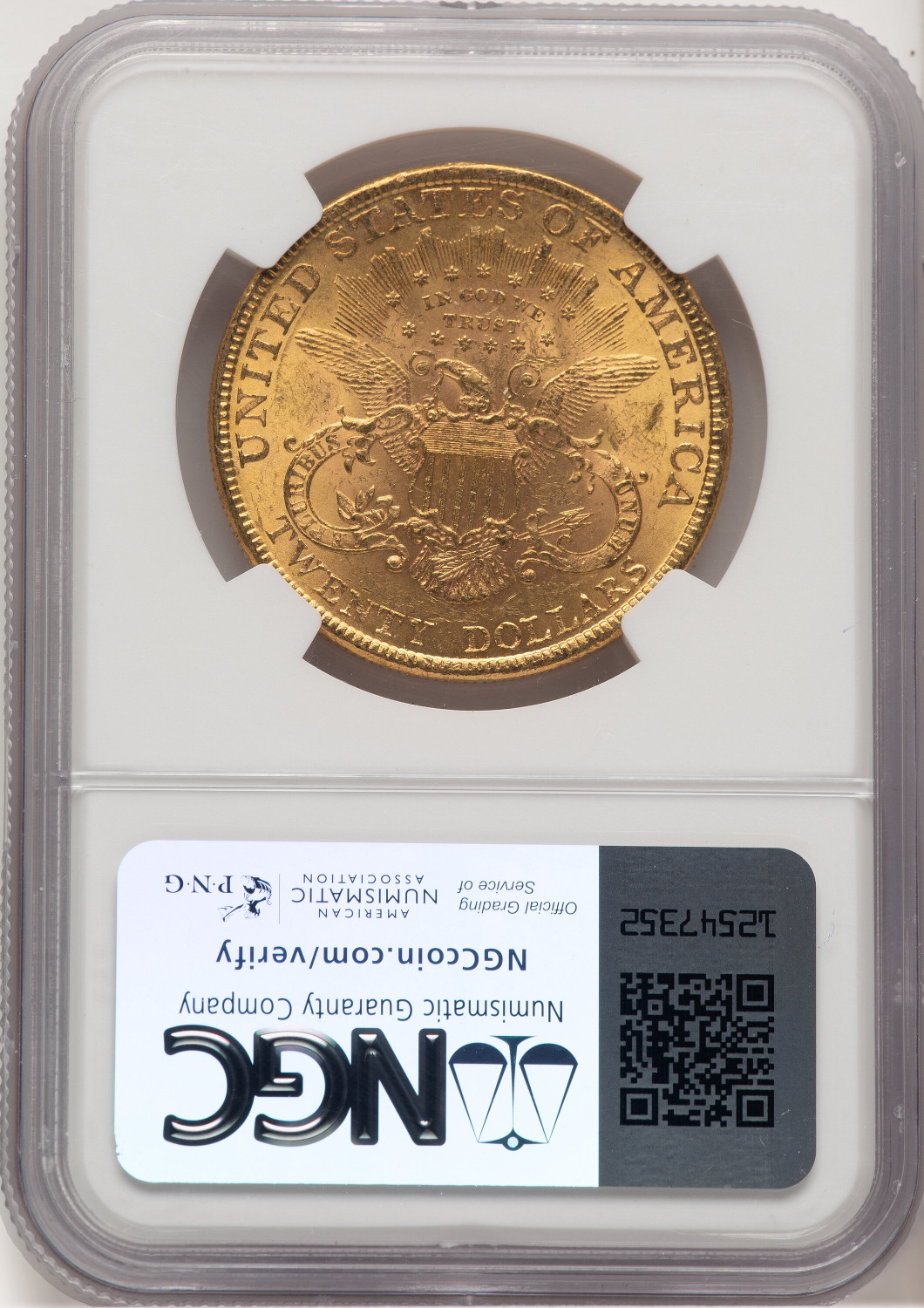 1894 $20 Liberty Double Eagle NGC MS63+. Second Image