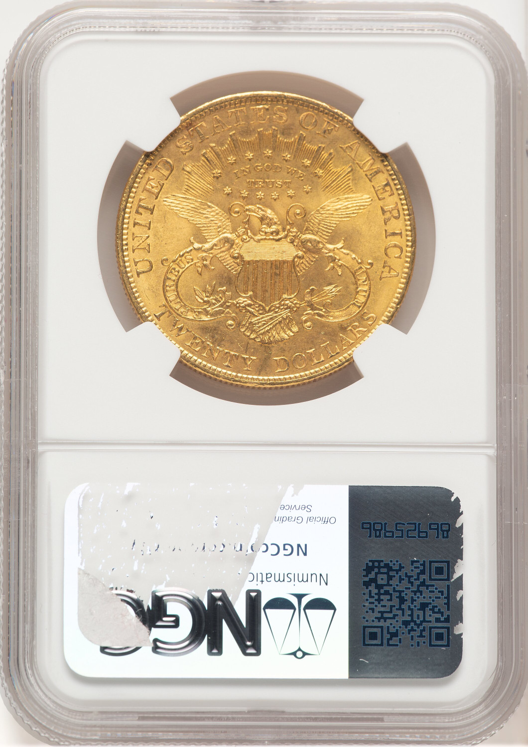 1904 $20 Liberty Liberty Double Eagle NGC MS65+ (177269313). Second Image