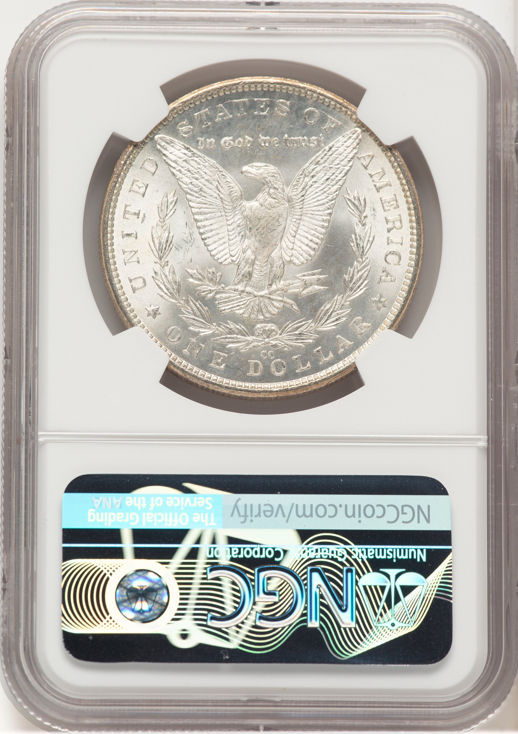 1883-CC Morgan Dollar NGC MS67 (778990005). Second Image