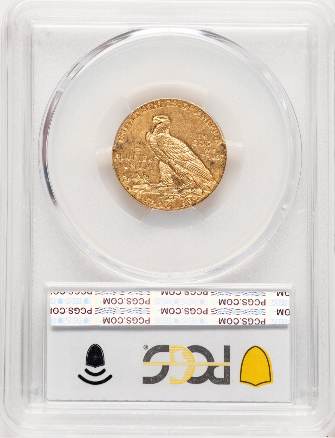 1912-S $5 Indian Half Eagle PCGS MS61 (778950014). Second Image