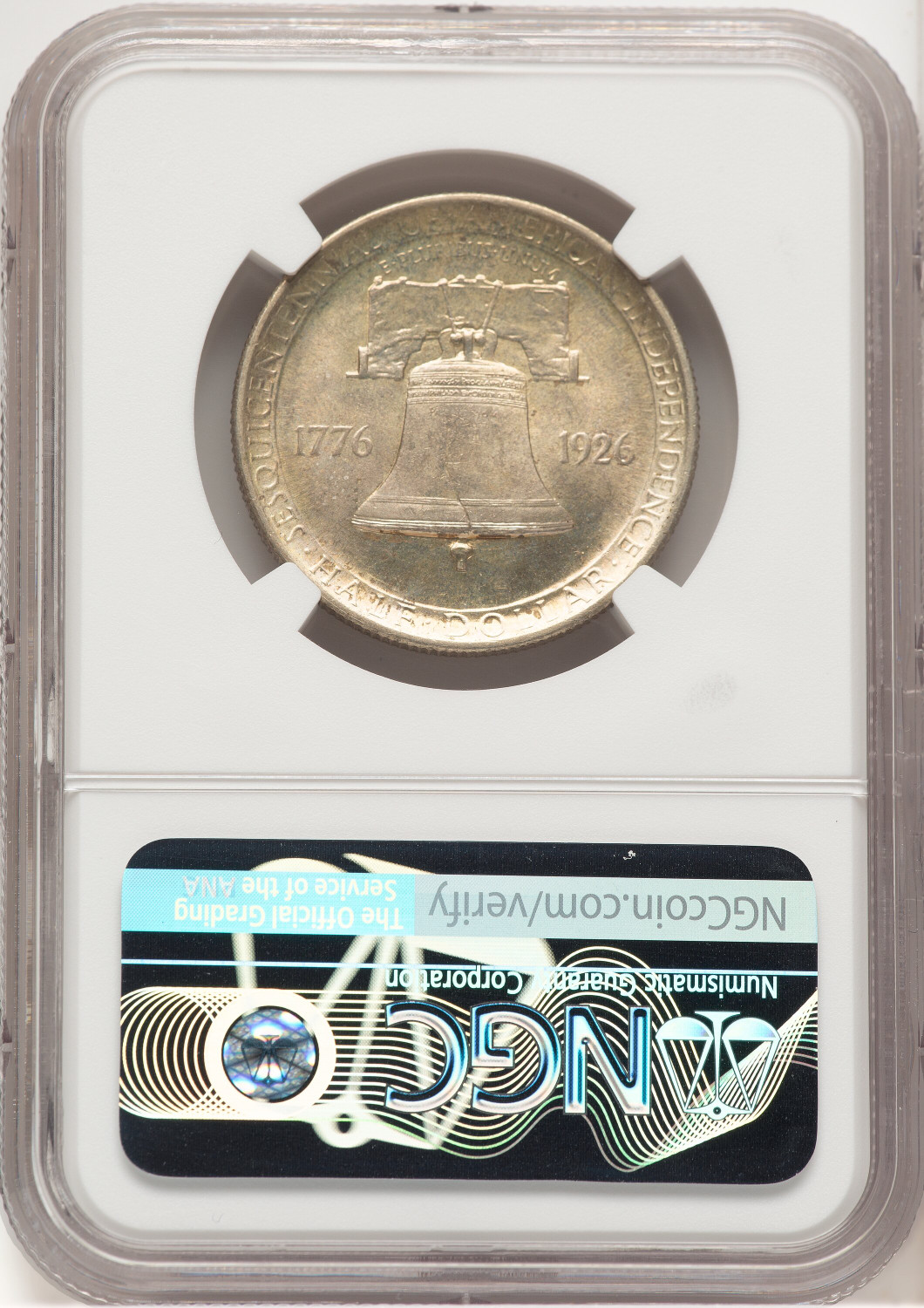 1926 50C Sesquicentennial Commemorative Silver NGC MS65 (521416027). Second Image