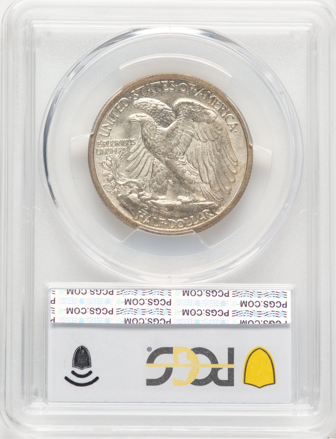 1917-D 50C OBVERSE Walking Liberty Half Dollar PCGS MS63. Second Image