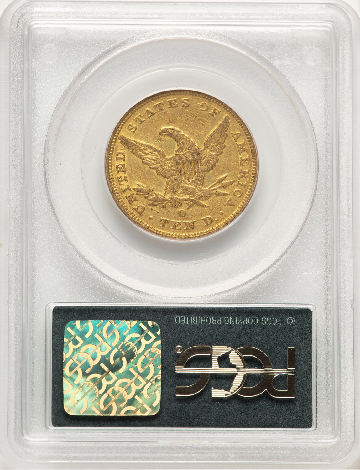 1847-O $10 CAC Liberty Eagle PCGS XF40 (779247014). Second Image