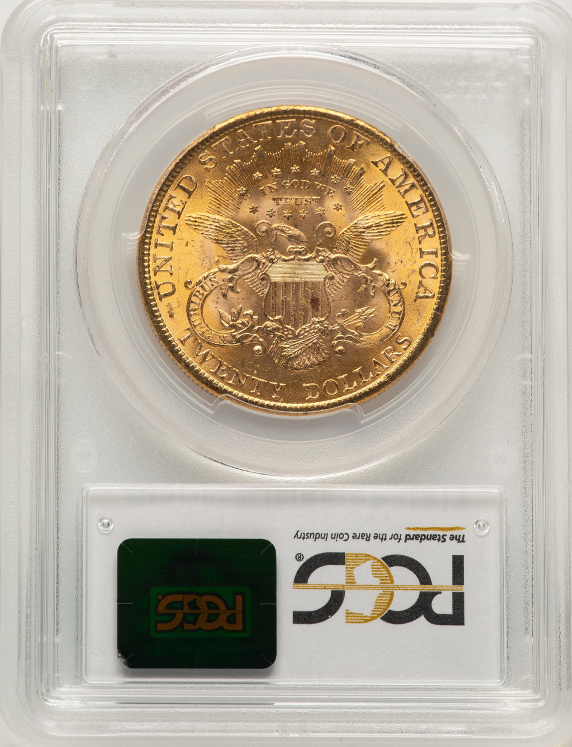 1900 $20 Liberty Double Eagle PCGS MS63+. Second Image