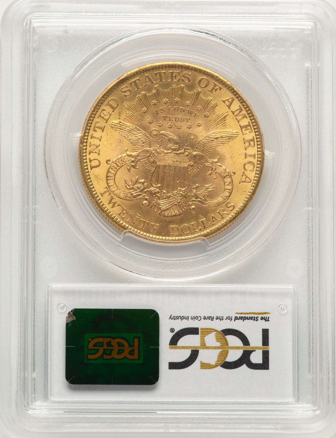 1900 $20 Liberty Double Eagle PCGS MS63+ (776498005). Second Image