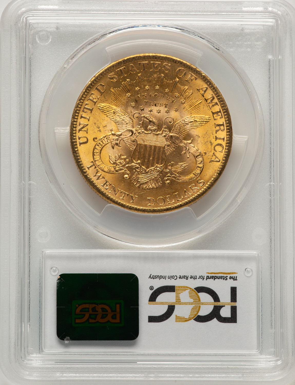 1900 $20 Liberty Double Eagle PCGS MS63+ (776498017). Second Image