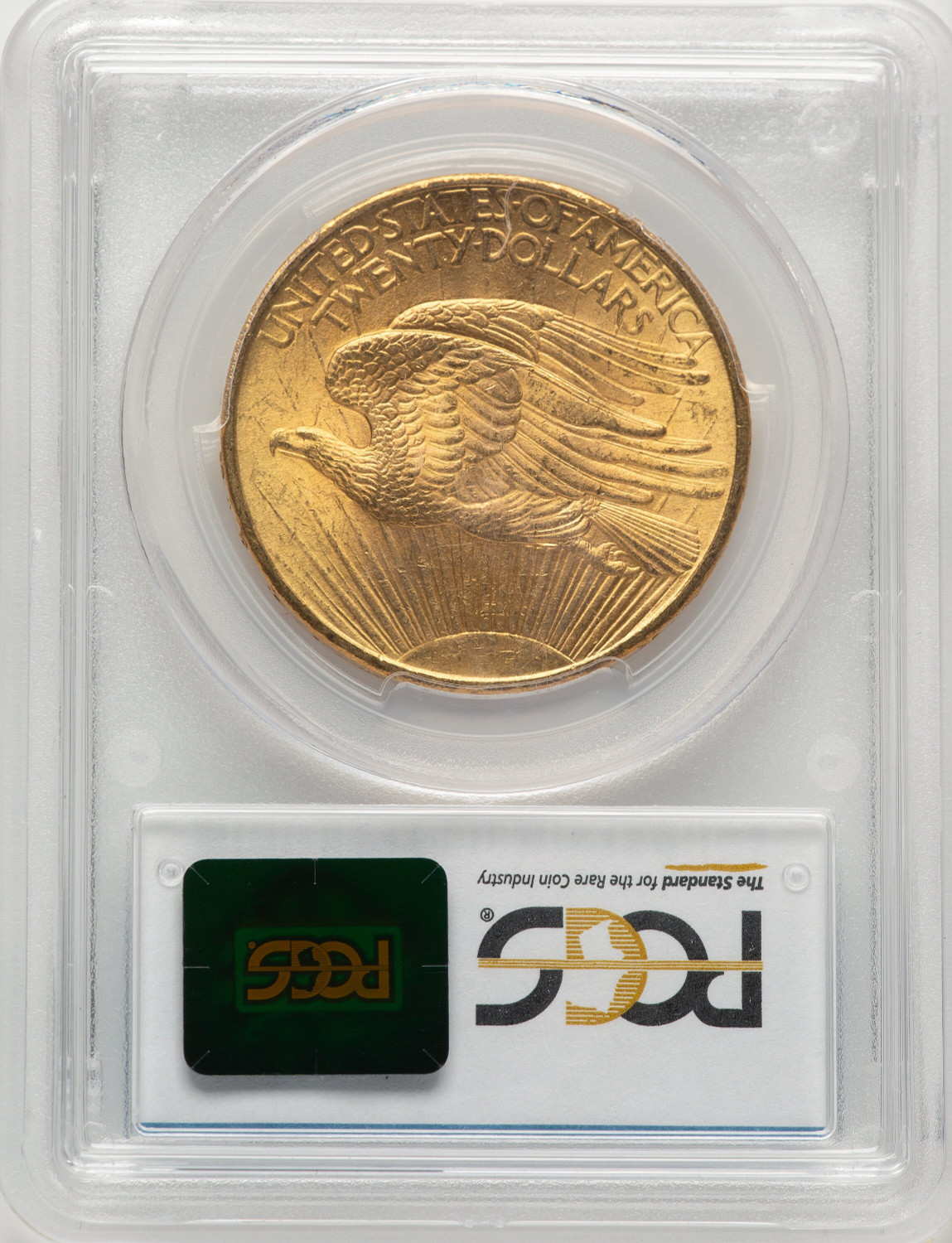 1908 $20 NO MOTTO Saint-Gaudens Double Eagle PCGS MS64+. Second Image