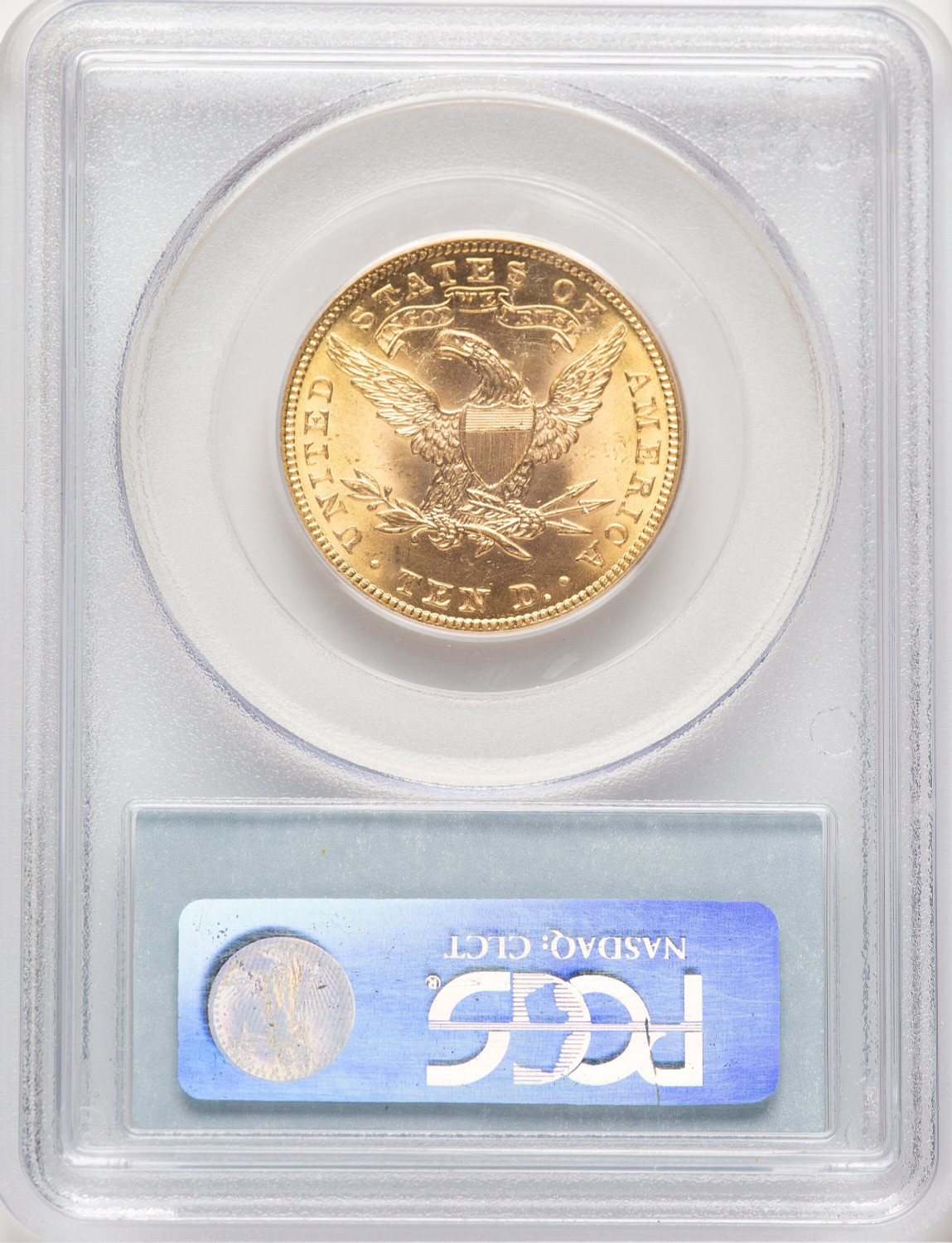 1901 $10 Liberty Eagle PCGS MS65 (177385004). Second Image