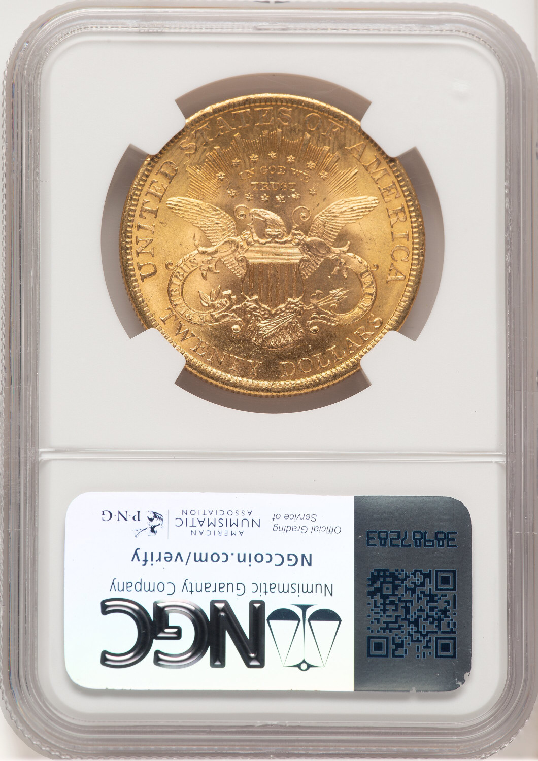 1900 $20 Liberty Double Eagle NGC MS64+ (507266084). Second Image
