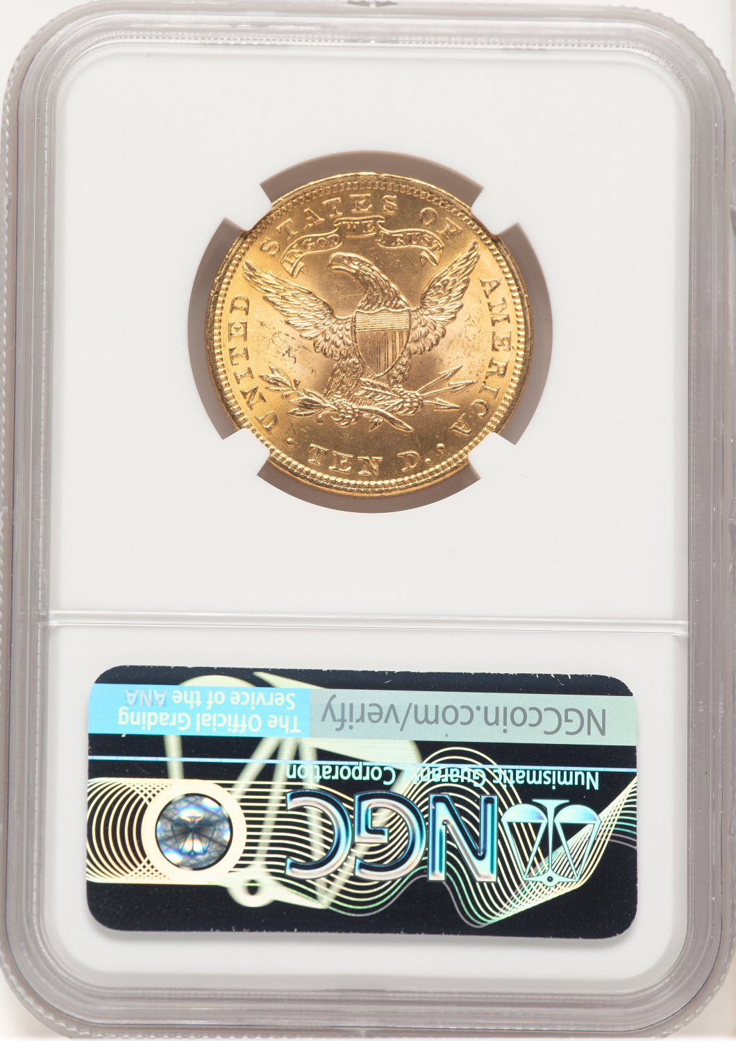 1901 $10 Liberty Eagle NGC MS65 (777999044). Second Image