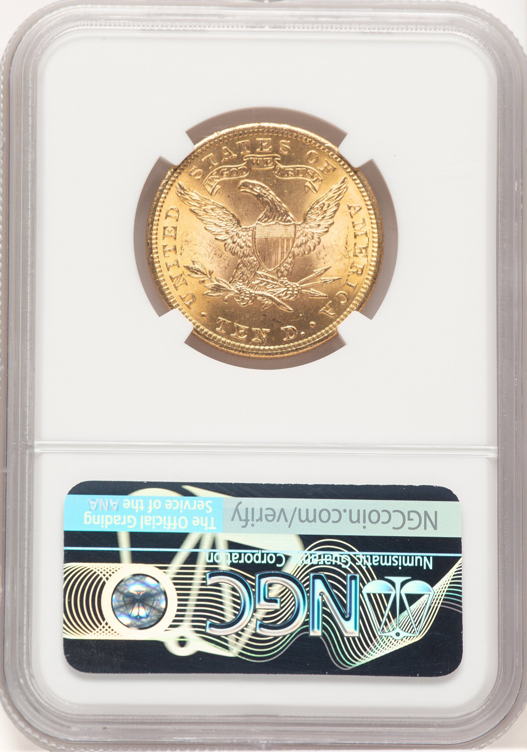 1901 $10 Liberty Eagle NGC MS65 (777999078). Second Image