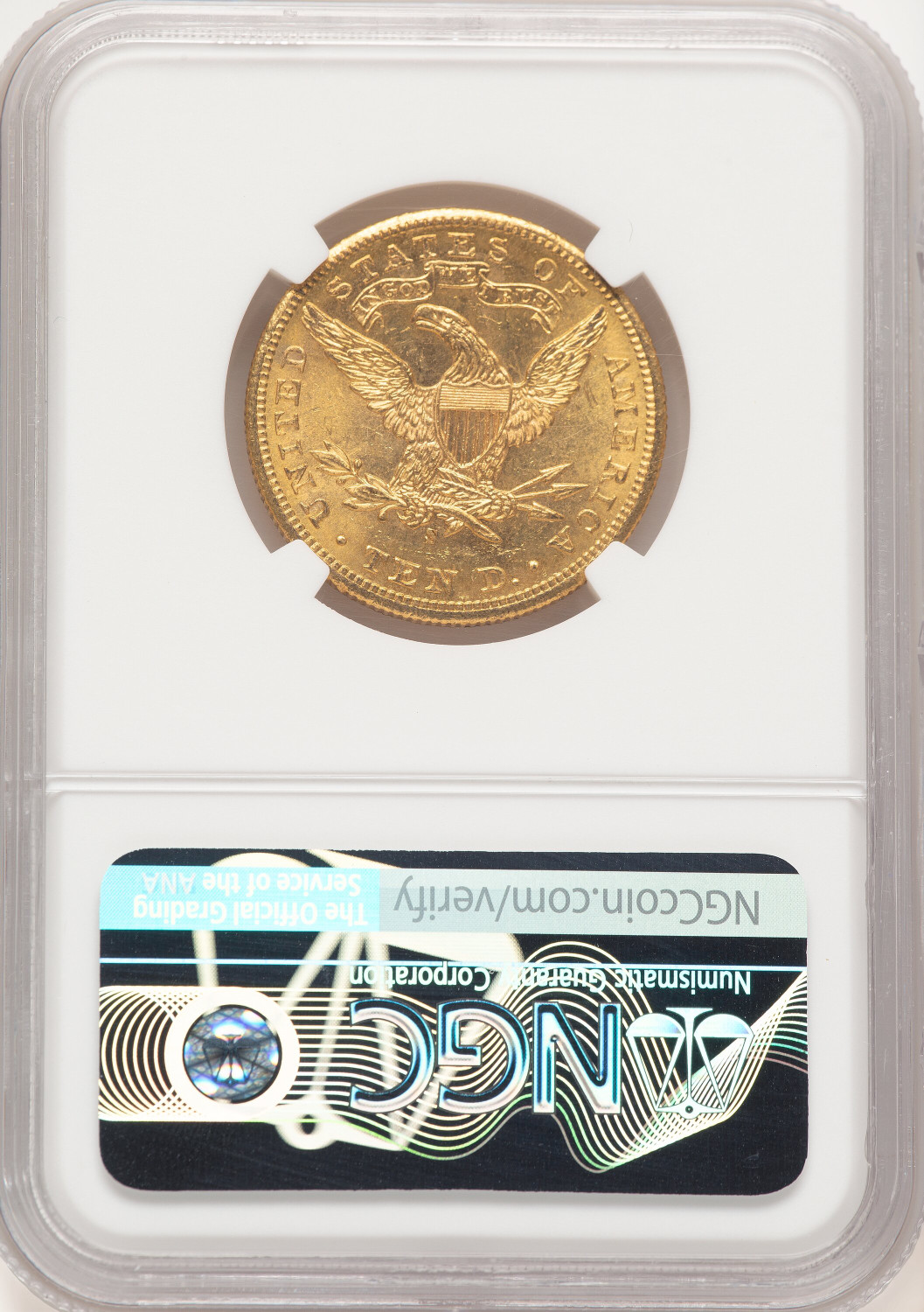 1901-S $10 Liberty Eagle NGC MS64+. Second Image