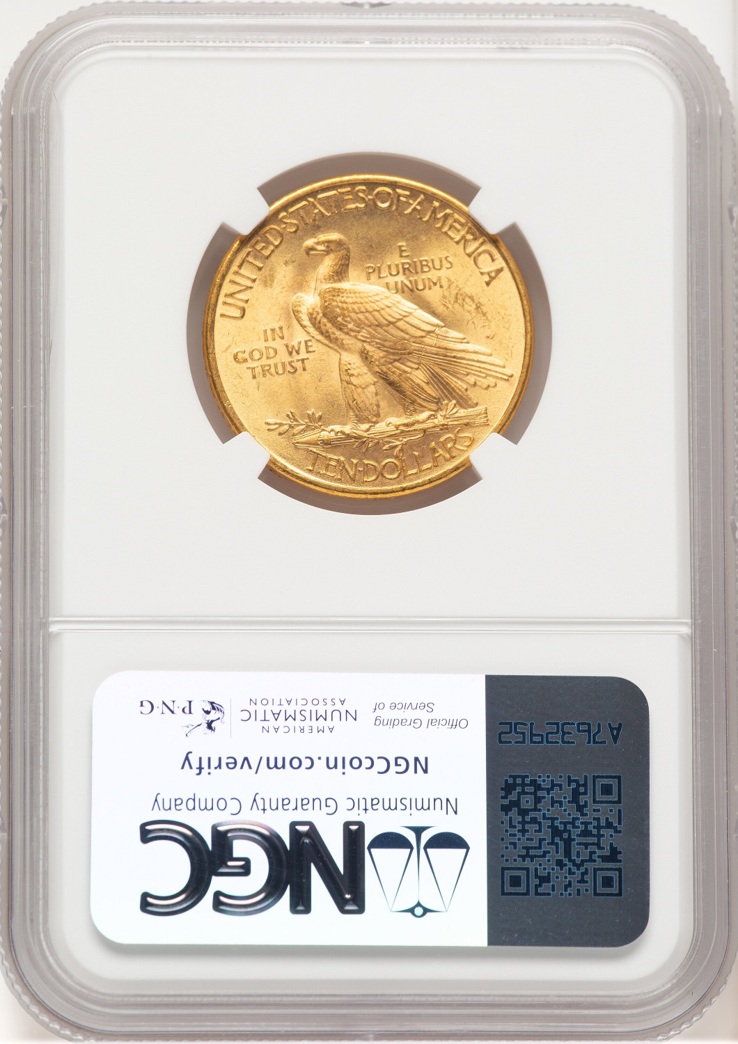 1932 $10 Indian Eagle NGC MS65 (779511001). Second Image