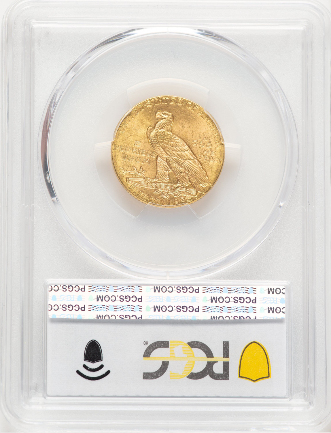 1912 $5 Indian Half Eagle PCGS MS65. Second Image