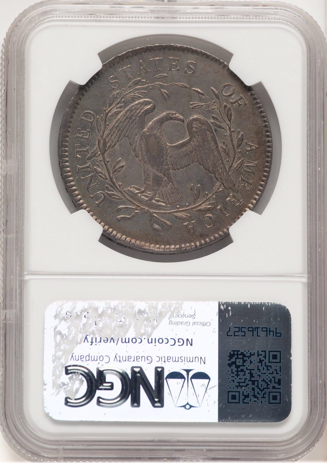 1795 $1 B-1 BB-21 Early Dollar NGC AU58. Second Image
