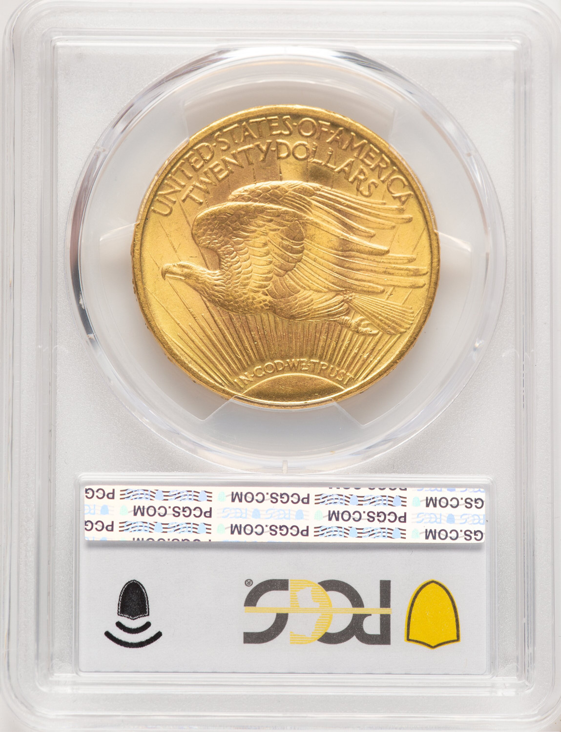 1908 $20 MOTTO Saint-Gaudens Double Eagle PCGS MS65 (776350023). Second Image