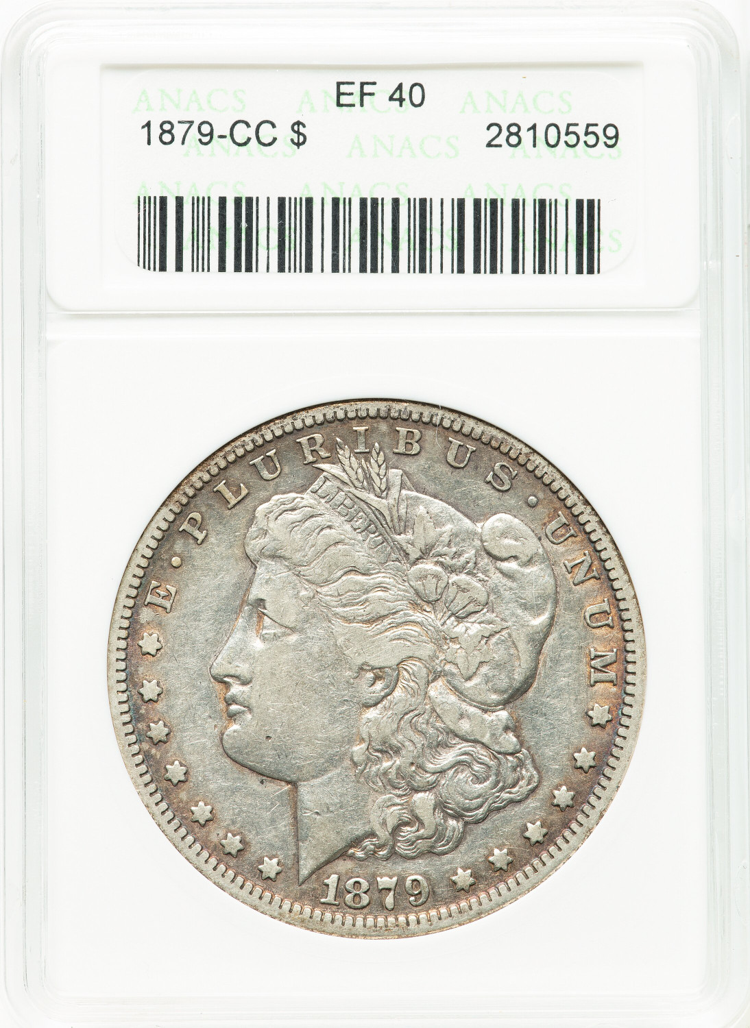 1879-CC Morgan Dollar ANACS XF40