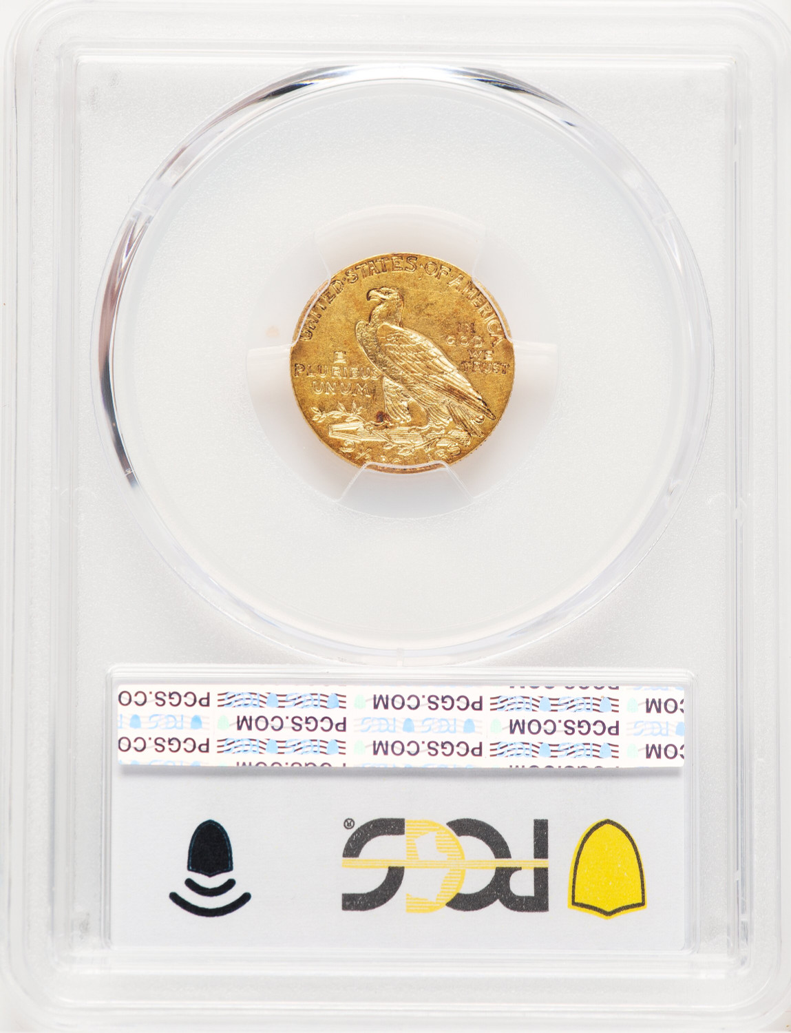 1911-D $2.50 Indian Quarter Eagle PCGS AU50. Second image.