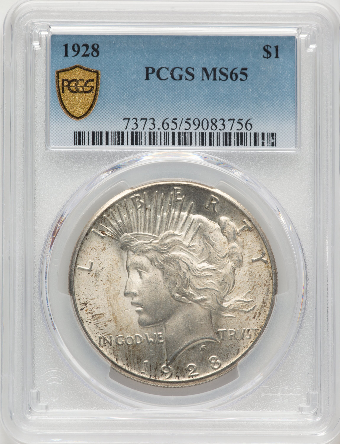 1928 Peace Dollar PCGS MS65