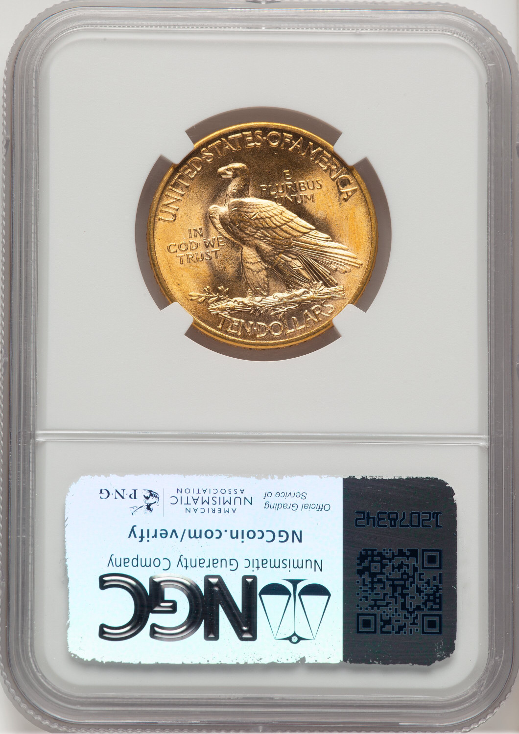 1915 $10 Indian Eagle NGC MS64 (521316041). Second Image