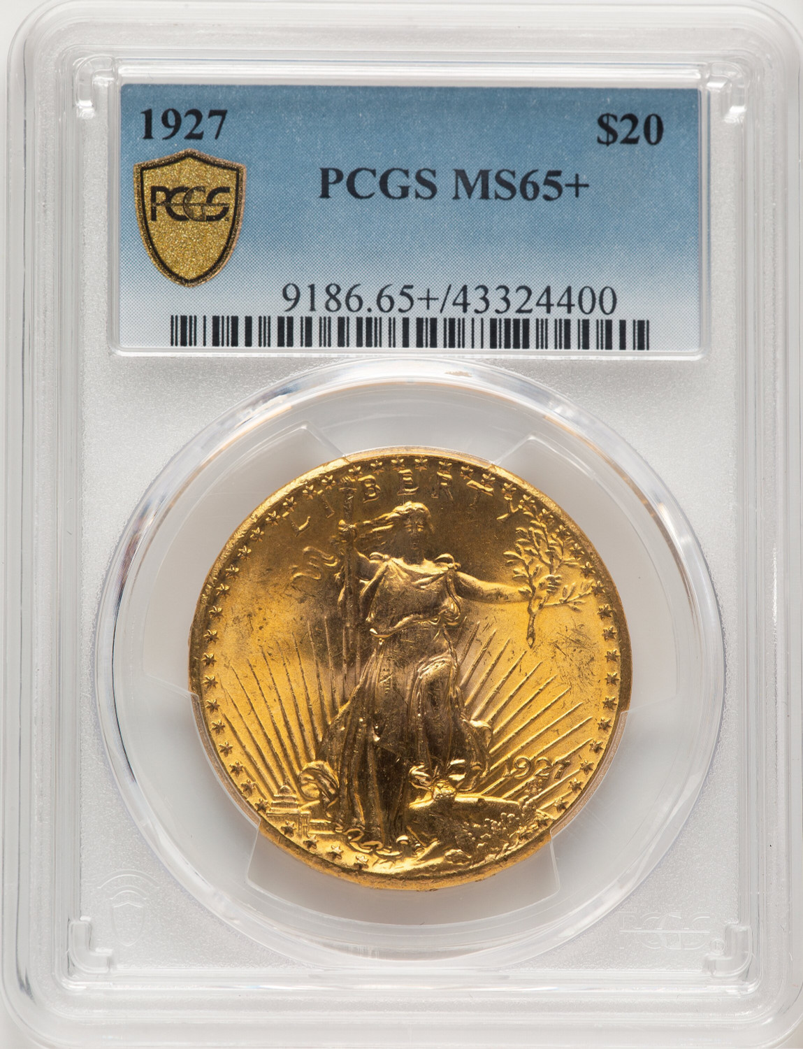 1927 $20 Saint-Gaudens Double Eagle PCGS MS65+ (521339127)